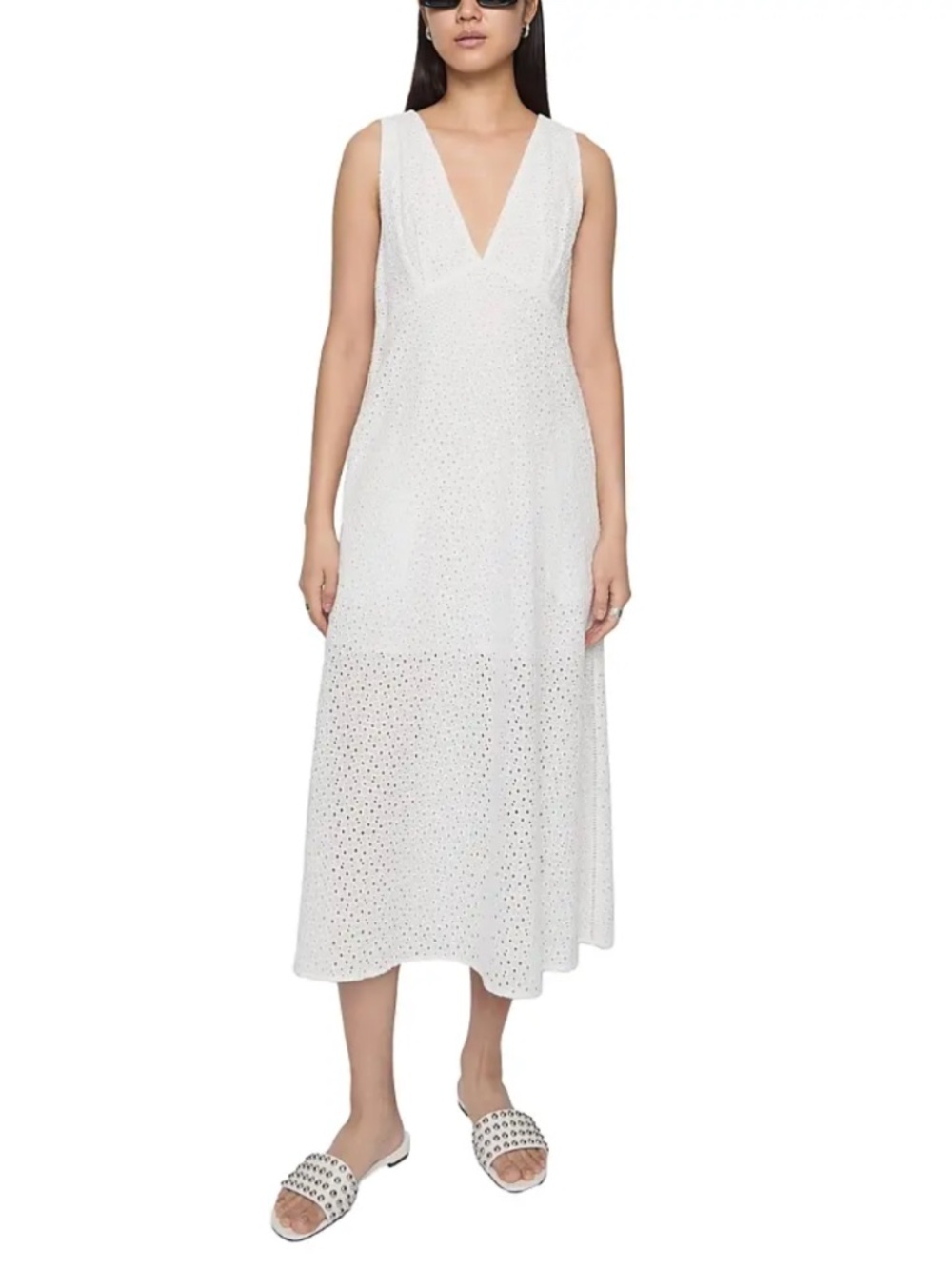 Rebecca Minkoff 'Naya' Eyelet Dress in White (NWT)